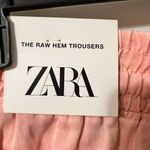 ZARA  Pink Cropped Ankle Pants Photo 3
