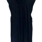 Theory Black Sleeveless Mini Dress. Size L Photo 0