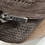 1. State  Dark Brown Perforated Ankle Booties Photo 1