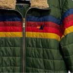 Aviator Nation 4 STRIPE JACKET - GARDEN GREEN unisex NWT Photo 3