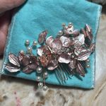 High quality swarovki crystal floral vibe leaves comb Photo 1