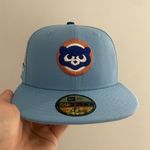 New Era Burdeens blue brims fnf 0.5 blastoise Pokémon Chicago cubs size 7 1/8 brand new Photo 2