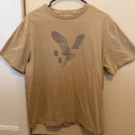 American Eagle Men’s Tan Graphic T-Shirt Photo 0