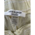 Cable & Gauge Studio Ladies Striped Linen-Blend Wide-Leg Pants Small Boho Beach Photo 6