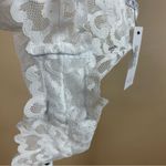 NEW OH LA LA CHERI 1X 2X LINGERIE JEANA WHITE LACE TEDDY SUIT DEEP V Photo 5