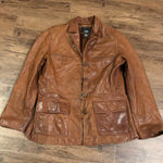 Mossimo Supply Co . Women's Brown Leather Jacket Photo 0
