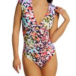 Bleu Rod Beattie  Party
Animal Cap Sleeve Mio One
Piece Swimsuit size 10 Photo 3