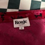 Rouje Red Floral Skirt Size 10 Photo 2