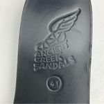 ANCIENT GREEK SANDALS Black Leather Slip On Mule Slide Sandals, Size 10 Photo 1