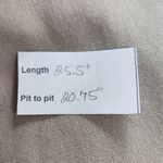 Doe & Rae  Tan Oversized Pullover NWT Size Small Tan Oversized Sweatshirt Photo 10