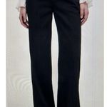 Madewell $148 Superwide Leg Trouser Jeans Black Wash Size 32 NS905 Photo 2