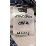 Levi's  Women's Denim Five-Pocket Straight Leg Jeans Blue Size 14 Long Photo 7