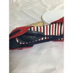 Envy Women Platform Espadrilles Sz. 8 Red Nautical Pin up Resortwear Yacht Party Photo 6