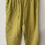 Classic Elements  100% Cotton Green Pull On Drawstring Pants M Photo 0