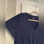 J.Crew NWOT  Size M Navy Blue Vintage Cotton Short Sleeve V Neck Tee Shirt Photo 5