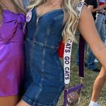 American Eagle Denim Game day Zip Up Dress Photo 0