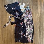 Stylestalker REVOLVE  Black and Floral Asymmetric Dress Photo 0