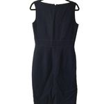 Alex Marie Navy 6 Sleeveless Lined Sheath Dress Photo 3