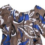 Terzo Millennio Women's M Linen Italian Made Pullover Blouse Brown Size M Photo 3