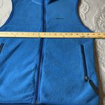 Patagonia VTG Synchilla Vest Large Blue Fleece Zip Pockets size S Photo 4