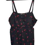 Coco and Shay plus woman's cherry sweetheart peplum tank Red Size 1X Photo 0
