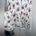 Altar'd State Altar’d State Lilac Floral Cape Short Sleeved Cardigan Oversized Size Small Photo 9