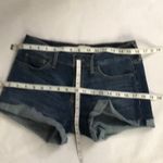 Abercrombie & Fitch Blue Rolled Hem Denim Shorts 27 Boho Classic Festival Indie Photo 3
