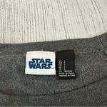 Star Wars  sweater women’s small grey gray Darth Vader crew neck Photo 5