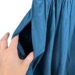 Vineyard Vines Vinyard Vines NWT Mallard Blue Lightweight Short Puff Sleeve Tiered Maxi Dress S Photo 3