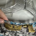 R Cinco Ranch Blue/Brown Lace 3/4 Sleeve Blouse M Size M Photo 1