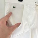 Lacoste  White Athletic Cotton Mini Skirt Activewear Golf Tennis Preppy Photo 2
