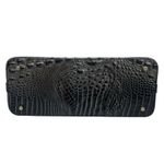 Brahmin  Large Duxbury Satchel Bag Nocturnal Melbourne Black Leather Croc Photo 4