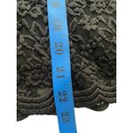 Blue Rain  Francesca's Black Lace‎ Pencil Skirt Goth Whimsycore Cocktail Party M Photo 5