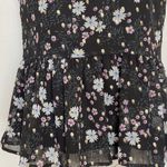 Loft Womens Blouse Sz Small Petite Ruffle Cottagecore Boho Bohemian Garden Party Photo 8