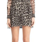 Burberry Isaline Leopard Print Silk Dress Size 6 Photo 0