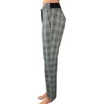 ZARA  Black White Plaid Checkered High Waist Ankle Crop Trousers Dress Pants Sz M Photo 1