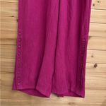Soft Surroundings XL Magenta Oceo Tunic Wide Leg Gauze Textured Set Lagenlook Photo 9