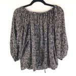 Denim & Supply Ralph Lauren RL Boho Womens Top Oversized Floral Brown M Photo 1