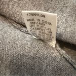 THML Fringe Trim Heather Gray Open Front Cardigan Sweater, Sz L Photo 14