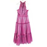 Elliatt Teagan Iridescent Midi-Dress Pink Size XL NWT Mermaidcore Formal Wedding Photo 3