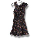 Ulla Johnson Iliana Poplin Ruffle Sleeveless Geometric Print Mini Dress Sz 2 Photo 2