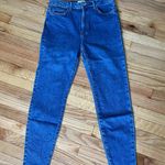 Forever 21 F21 Vintage Aged Denim High Waist Mom Skinny Jeans Photo 0