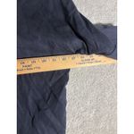 Vetta Capsule Wardrobe Girlfriend Button Down Navy Tencel Shirt | XS Photo 8