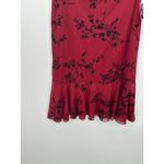 Exact Change Y2K Red Floral Midi Skirt Size M NWT Deadstock Vampire Whimsigoth Size M Photo 2