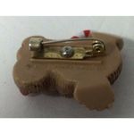 Hallmark Vtg 1987  Koala Bear W/ Candy Cane Christmas Holiday Lapel Pin Brooch Photo 2