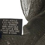 Cejon Gray Pleated Knit Scarf Wrap Photo 3