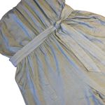 American Eagle  One Shoulder Linen Blend Jumpsuit in Olive - size XL Long Photo 13