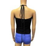 Tiger Mist Black Black Stretchy Strappy Halter Top Women’s Size Medium Photo 3