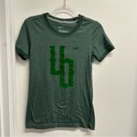 Nike  Oregon Green Velvet Flocked Logo Tee Photo 1