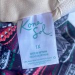 Kona Sol  Vibrant Patterned Halter Top Photo 1